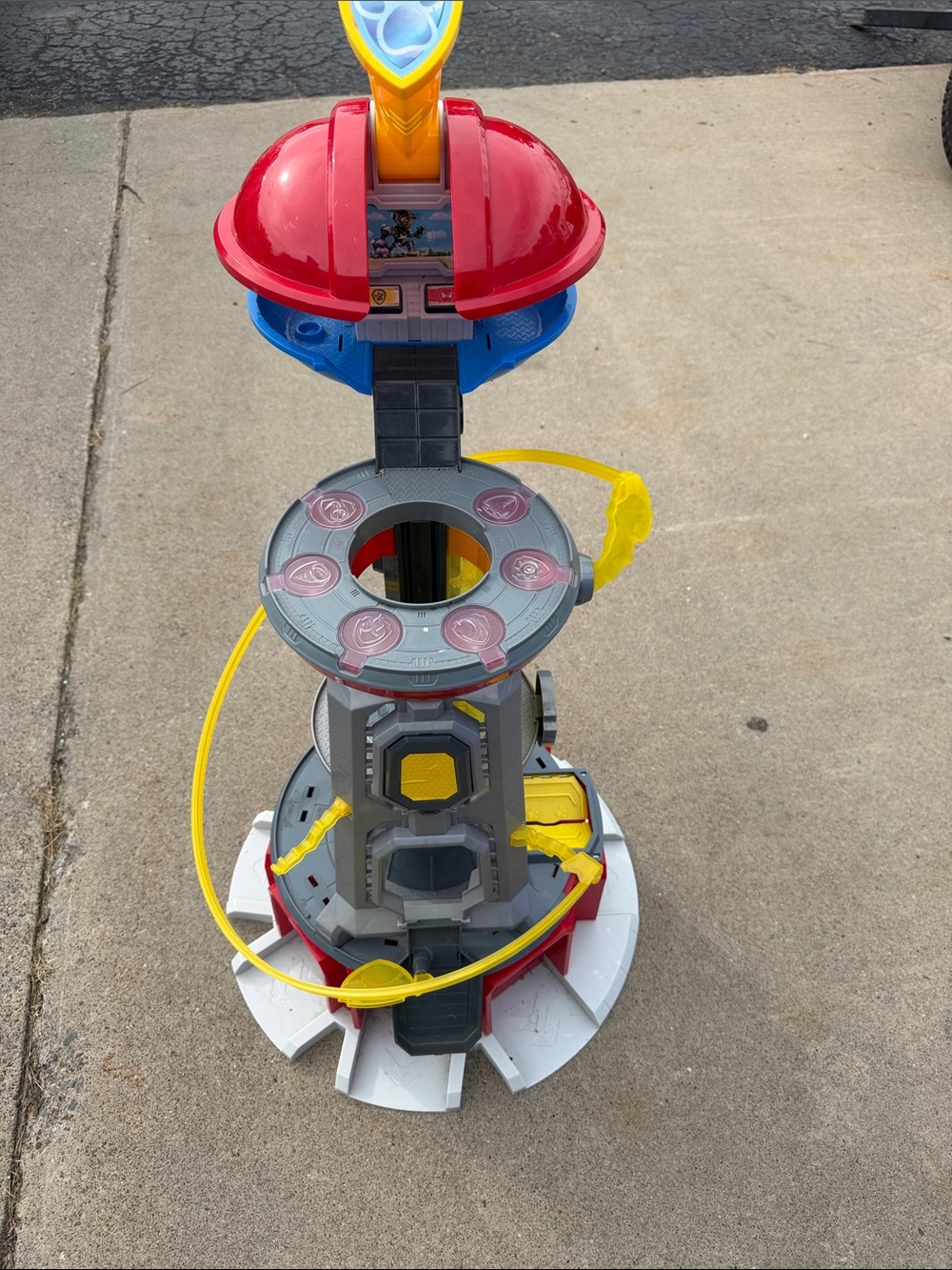 Paw patrol Kids Adventure Play Tower Toy - Red, Yellow, Blue